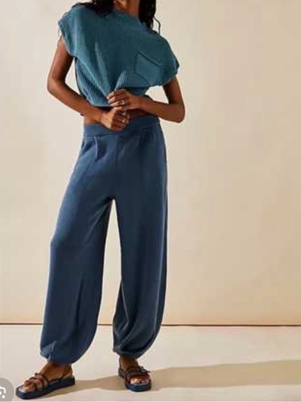 FP Beach Freya Balloon Leg Knit Pants | PANTS ONLY